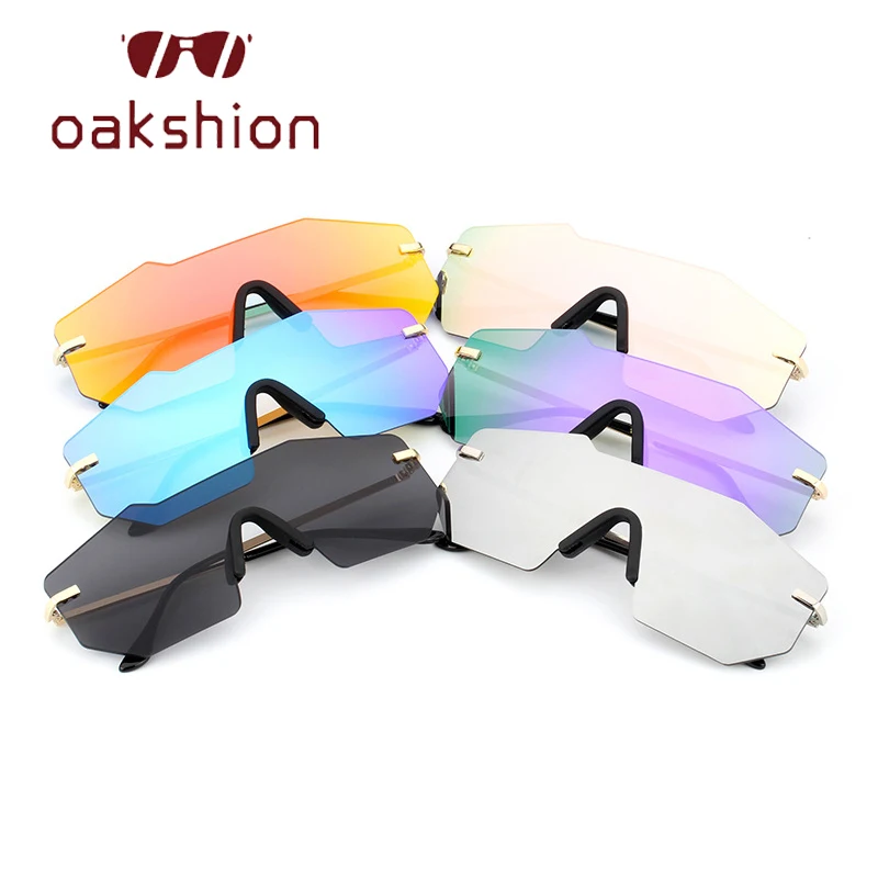 Женские и мужские солнцезащитные очки без оправы роскошные брендовые