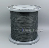 ln005616 200m 7 wires earphone silver plated foil pu dark blue skin insulating layer bulk cable for diy custom