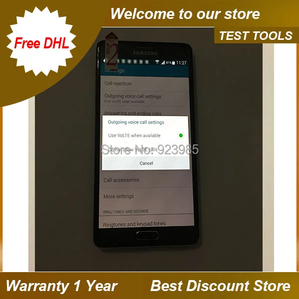 Бесплатная доставка DHL/ EMS + оборудование телекоммуникации Запчасти Note4 N910G VOLTE и
