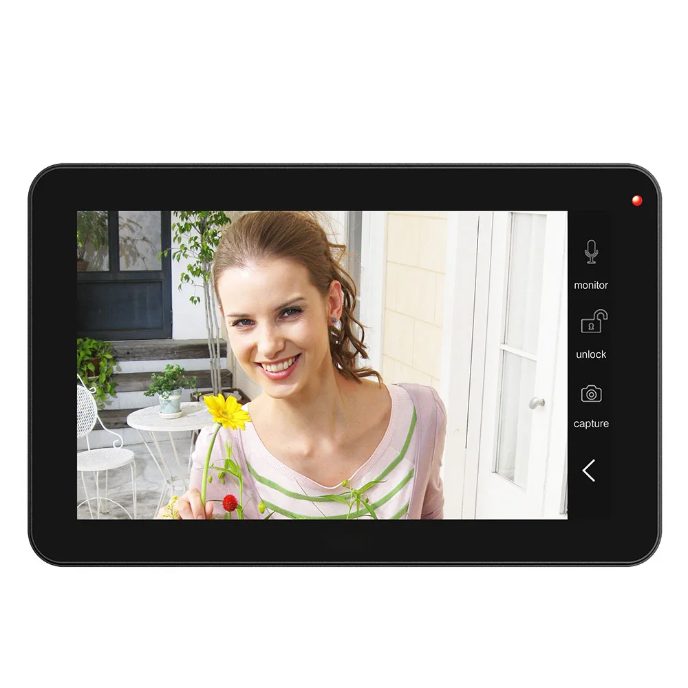 9 inch 2 Monitors Wired Wifi Video Door Phone Doorbell Intercom Entry System with 1000TVL Wired IR-CUT Camera