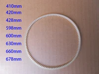 30pcs 410mm 420mm 428mm 598mm 600mm 630mm 660mm 960mm 980mm gear belt tooth belt for fr frm continuous seal machine band sealer