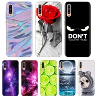 soft silicone case for samsung galaxy a50 cases 6 4 inch soft tpu back cover for samsung a50 a 50 protect phone shell coque bags