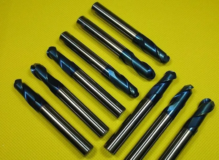 Концевая фреза HRC52 с супер микро зернистой ФРЕЗОЙ круглым носом для фрезерования