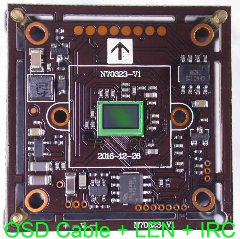 1080P Φ 1/2.9 &quotSony Exmor CMOS IMX323 + NVP2470 системная плата видеонаблюдения кабель OSD объектив