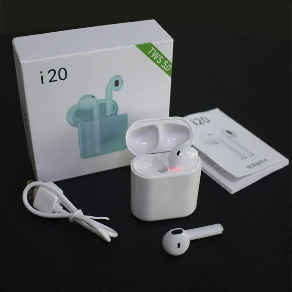 Фото 2019 Новинка I20 TWS Bluetooth 5 0 гарнитура вызов Siri Авто мощность на сопряжении HIFI 2019 Новинка I20 TWS Bluetooth 5 0 гарнитура вызов Siri Авто мощность на сопряжении HIFI