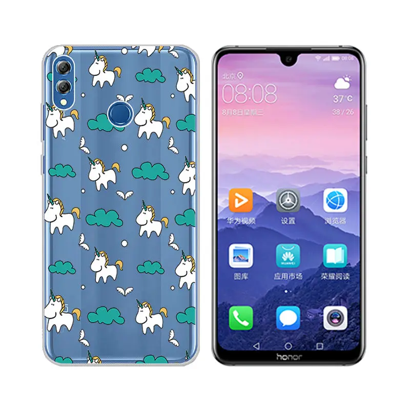 Arvin силиконовые чехлы для Huawei Honor 8X мягкий ТПУ чехол 6X 4X 4A 5X V8 8 5C окрашенный Max |