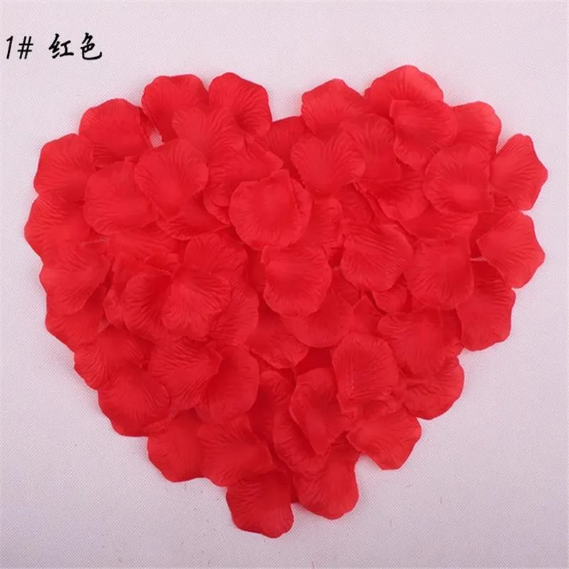 Omilut 200pcs Rose Petals Artificial Wedding Flowers Decoration Tearm Bride Baby Shower Confetti Supplies | Дом и сад