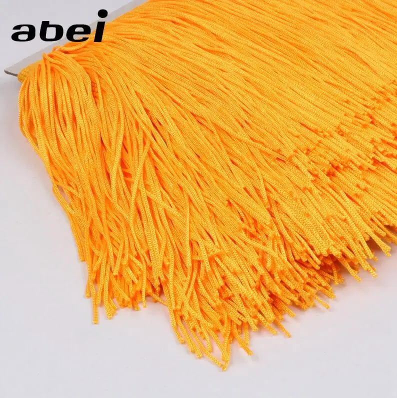 Yellow 15 см в ширину, 1 ярд золотые кисточки бахрома кружевные планки DIY Швейные сцены свадебное платье ленты штора ручной работы украшения стола - Цвет: Yellow