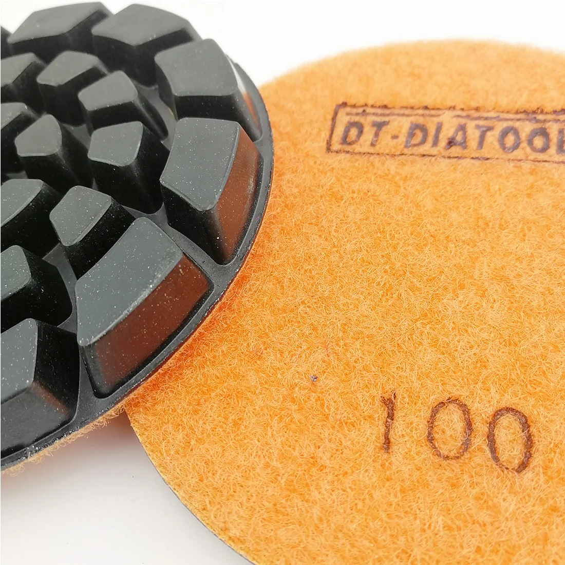 DT-DIATOOL 7 шт. Диаметр " /100 мм Смола Бонд Алмазная бетонная полировка колодки шлифовальный диск для цементного пола утолщенный пол обновление колодки