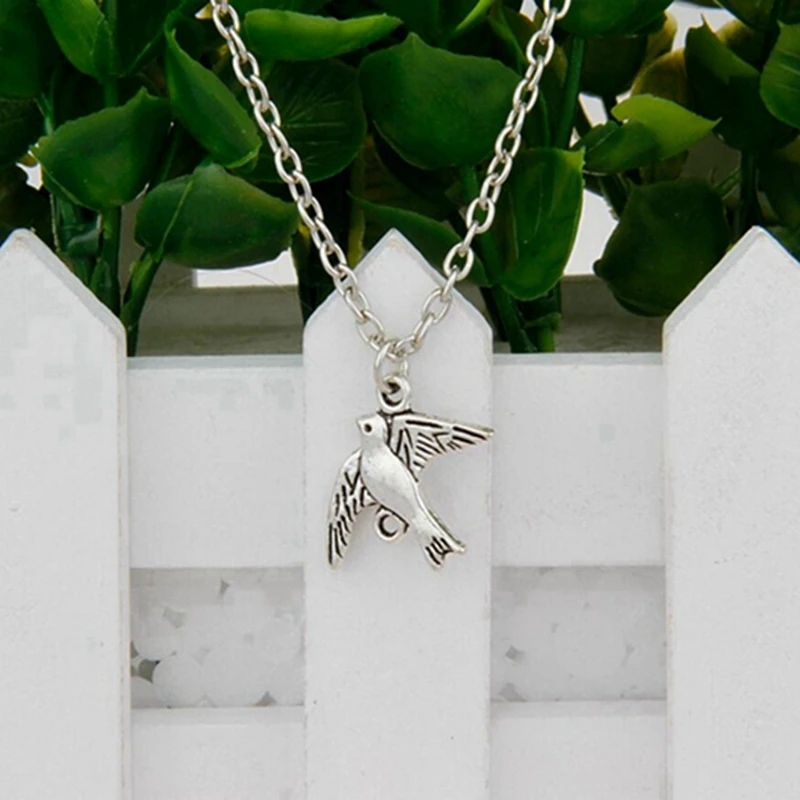 2017 хит 1 шт старинное Серебряное перо птица собака 19 видов амулет талисман