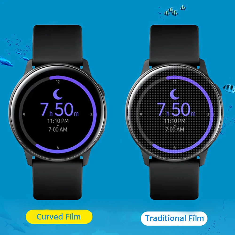 Анти-шок мягкая ПЭТ ультра прозрачная защитная пленка для Samsung Galaxy Watch Active 40 мм
