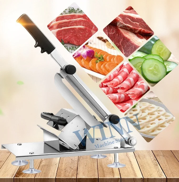WINN Stainless Steel Manual Slicer Frozen meat cutter Hard vegetable Chipper kitchen ideal helper Alloy steel blade | Бытовая техника