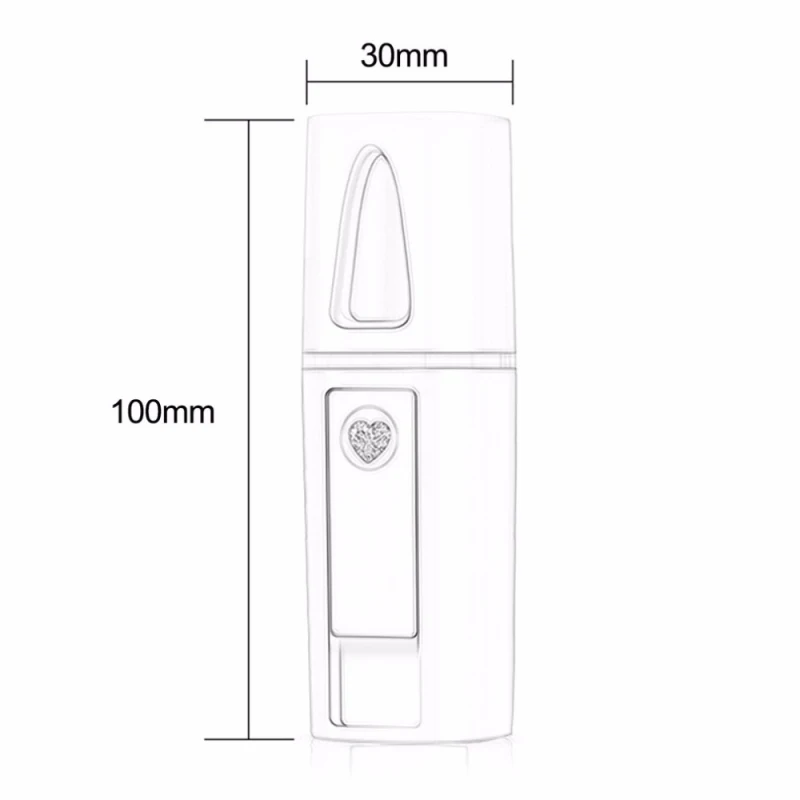 Увлажняющий косметический инструмент для лица, зарядка через usb, нано-распылитель, удобный распылитель для лица, косметический инструмент, инструмент для ухода