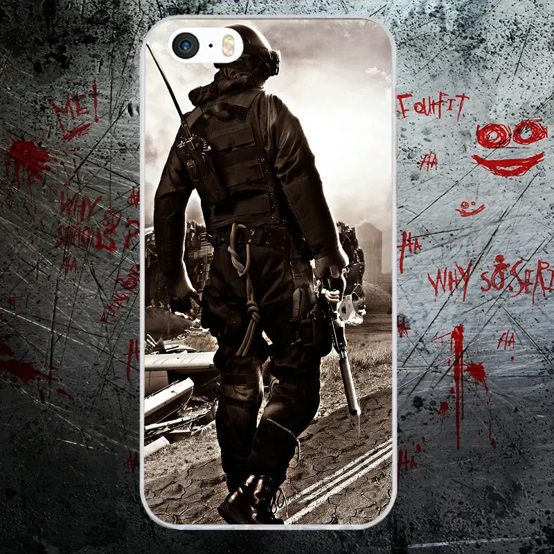 Picture 7 Coque Обложка мягкая TPU силиконовые чехлы для iPhone X 8 7 6 S 6 плюс 5 5S SE 5C 4S 4 случаях оболочки армии я солдат Стиль - Цвет: Picture 7