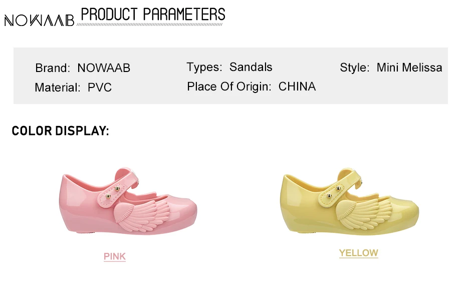 Мини Melissa Ultragirl тема девушка желе детские сандалии, босоножки детская пляжная обувь для малышей