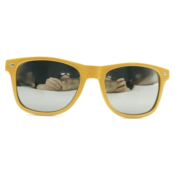 pearl yellow 60 пар жемчужных ярких цветов классические солнцезащитные очки Индивидуальные свадебные сувенирные вечерние солнцезащитные очки с зеркальными линзами вечерние сувениры - Цвет: pearl yellow