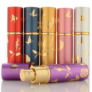 10 мл качество цельнокроеное платье многоразового Портативный Мини флакон духов и путешественник алюминий спрей пустой распылитель для парфюмерии духи бутылки в качестве подарка