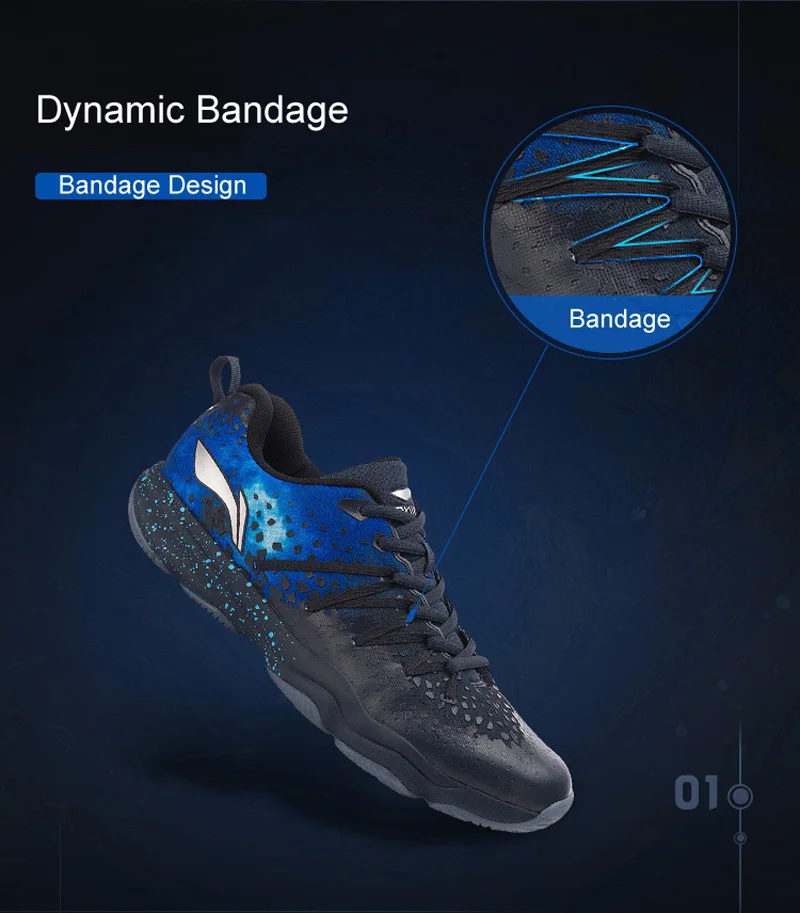 Клиренс) Li-Ning для мужчин Туманность обувь для бадминтона пригодно для носки анти-скользкая подкладка Фитнес Спортивная обувь Кроссовки AYTN035 XYY091