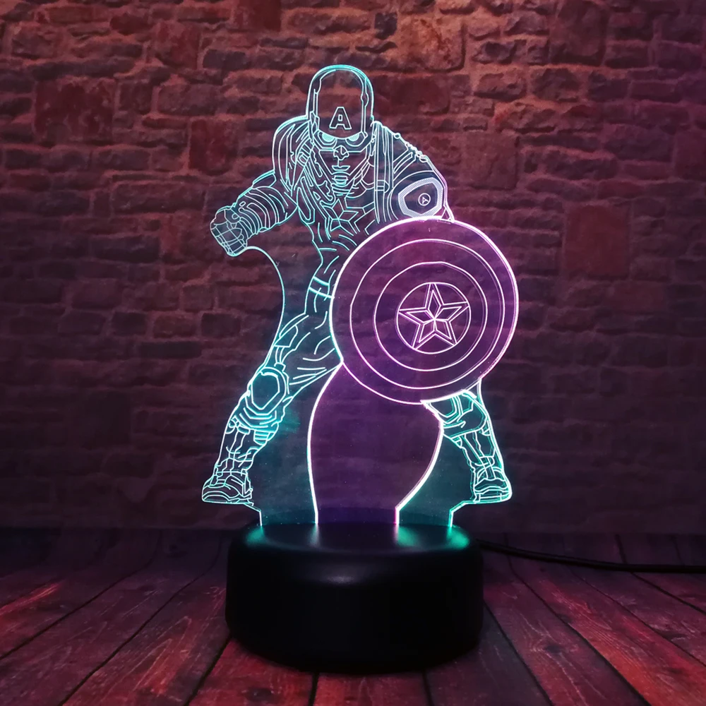 Новый герой фильма креативные Мстители Marvel фигурка Капитана Америки из Звездные