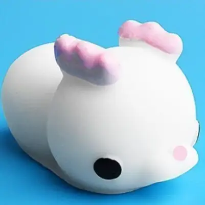 2 White deer Мягкие игрушки канцелярия милые животные сквиши антистресс игрушка мяч Squeeze Моти рост игрушки расслабляет мягкий, липкий болотистый стресса игрушки смешной подарок сквиш - Цвет: 2 White deer