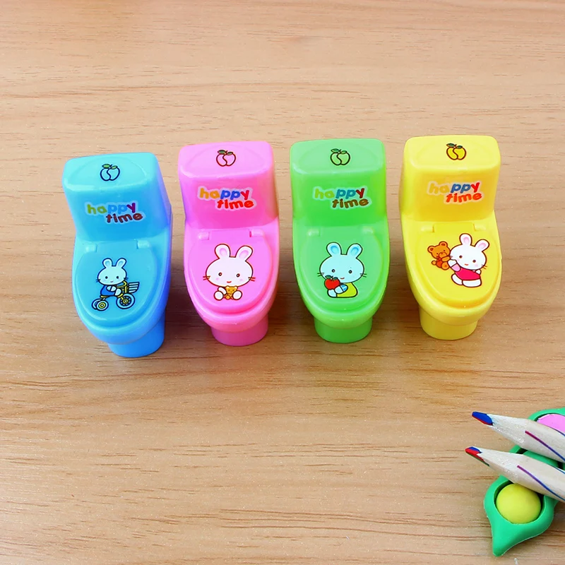 1 шт. креативная точилка для карандашей в туалете корейские Детские канцелярские