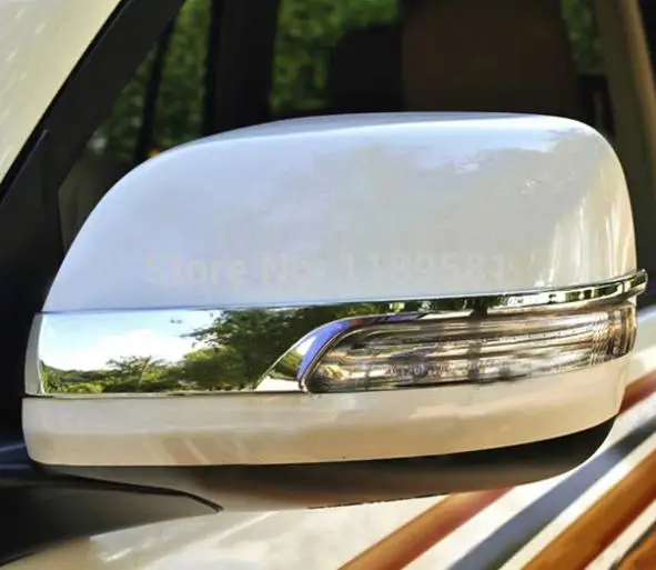 

Для Toyota Prado FJ150 2014 2015 2016 ABS хромированный боковой зеркальный чехол новая отделка