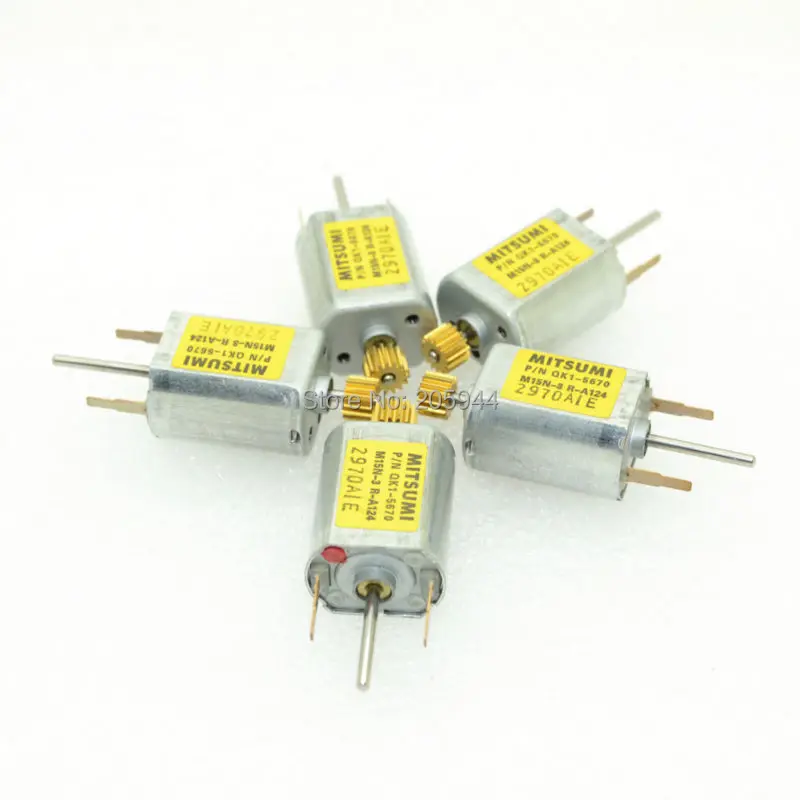 5 шт. mitsumi 030 DC12V 13100 об./мин. микро мотор угольные щетки меди передач двухосных 1150|micro