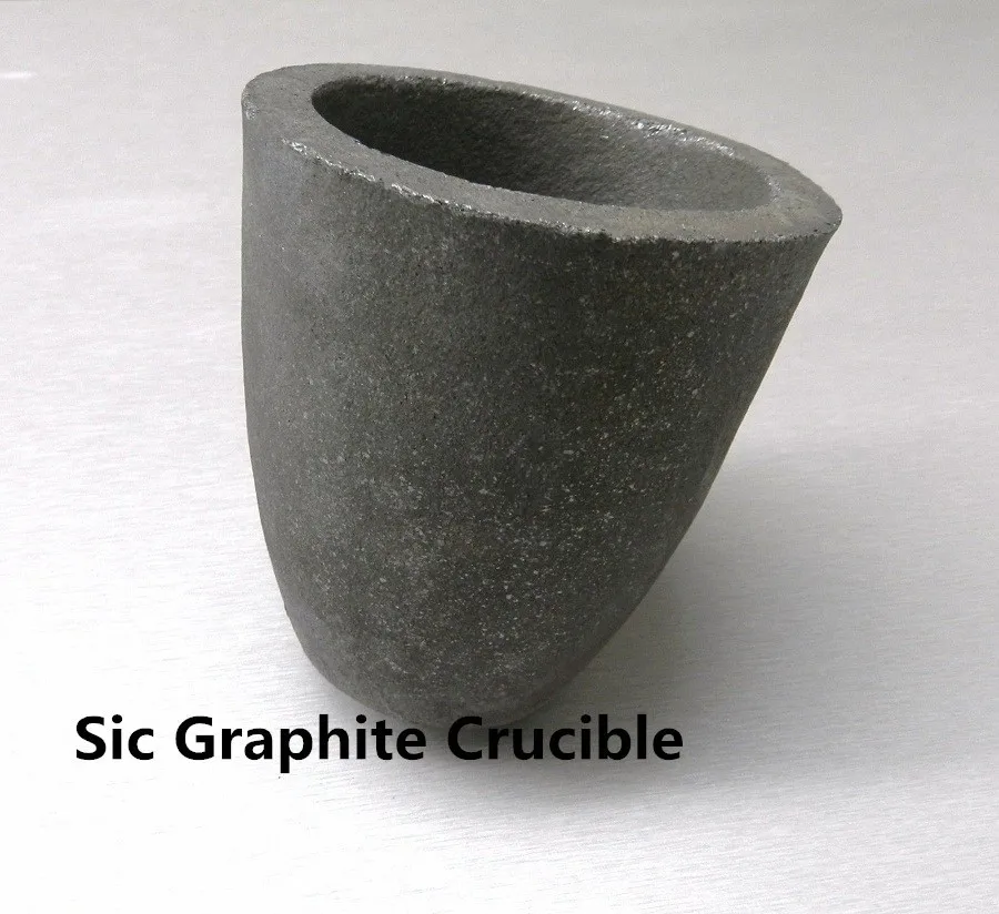 

A12# Silicon Carbide Graphite Crucible for 4.9kg Alumina melting crucible /gold casting graphite crucibles