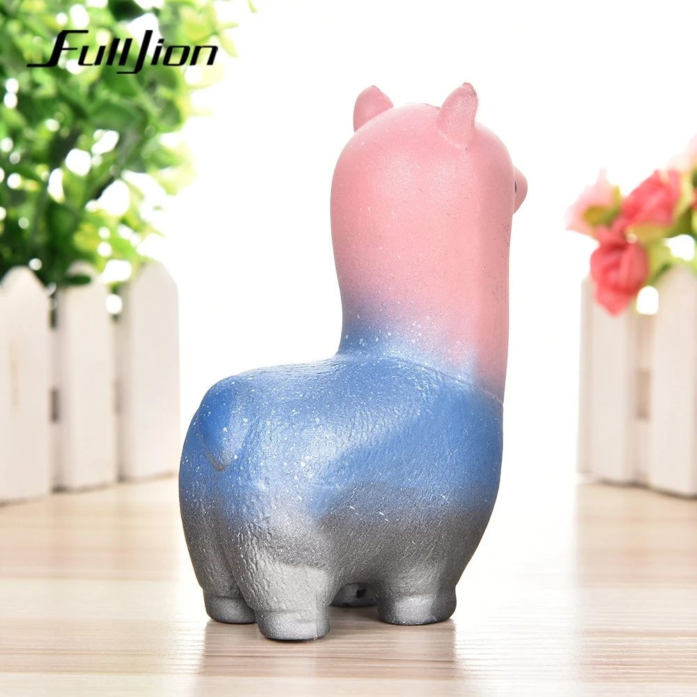 Fulljion Альпака Squishy Squishe Новинка кляп игрушечные лошадки весело стресс-сюрприз