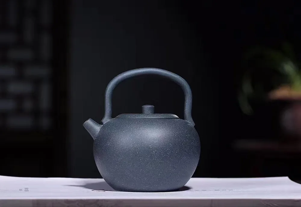 

Yixing authentic Purple Tea pot origin pure sands Zisha tea sets 280cc