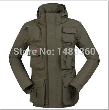 Outdoor Hiking jacket men waterproof windproof thermal softshell hiking jackets ski hooded coat | Спорт и развлечения