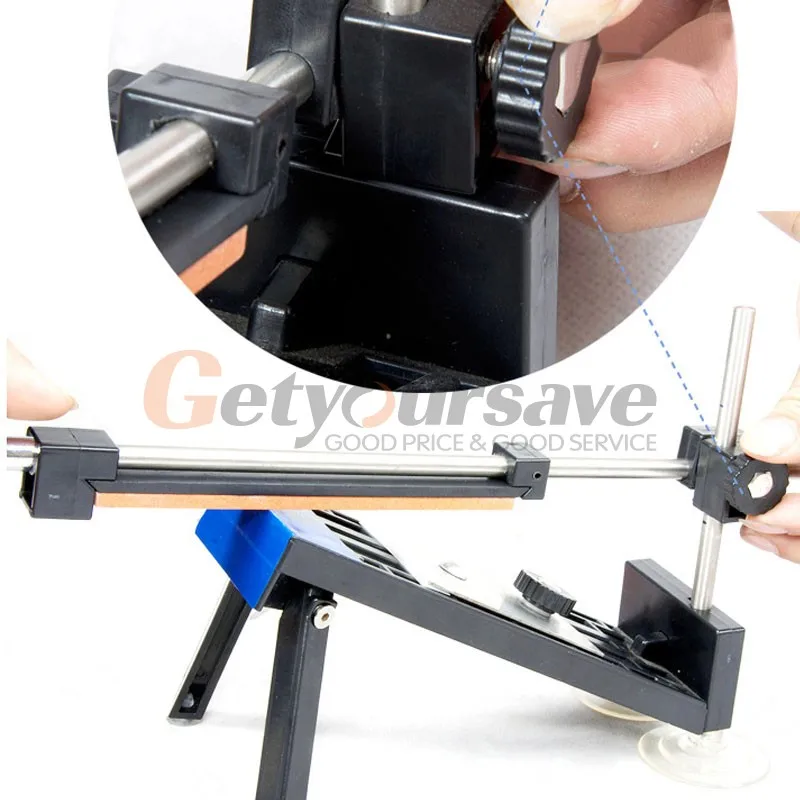 Pro кухонный нож точилка края Заточка система Fix-angle + 4 точильный камень | Дом и сад