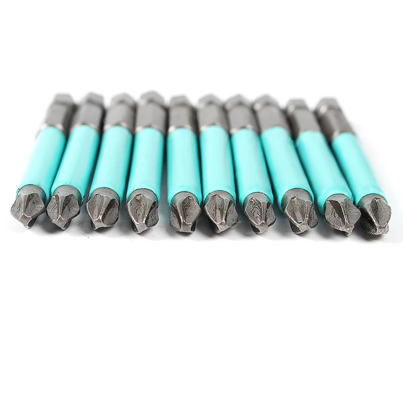 10pcs Ph2 70mm Impact Phillips Power Insert Bits Anti Slip Magnetic Electric Screwdriver Head Driver Bit For Drivers | Инструменты