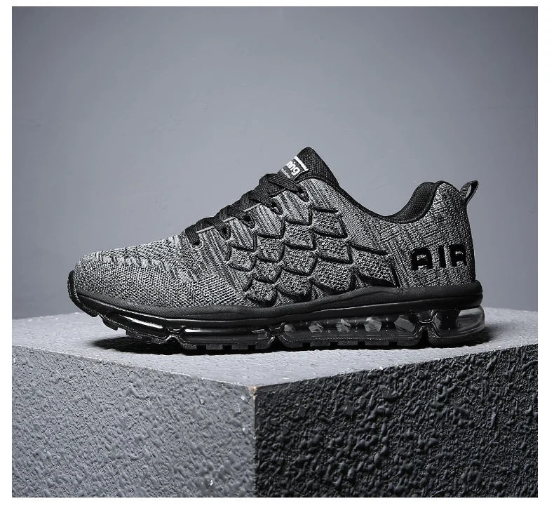 FANPAO рыбий чешуи сетка Flyknit дышащая полная воздушная подушка Профессиональная