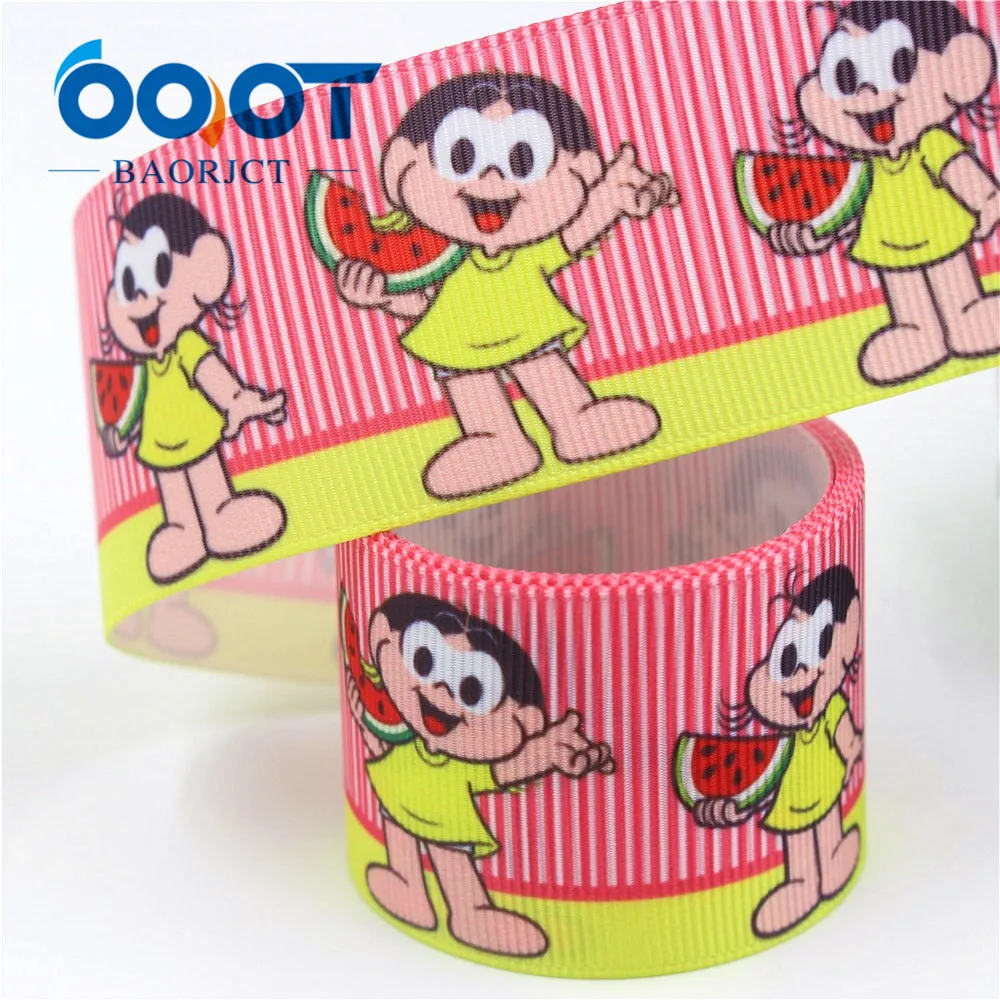 OOOT BAORJCT I-19609-1377, 38 мм 10 ярдов мультфильм термотрансферные печатные корсажные ленты, ленты ремесла, лук крышка DIY аксессуары