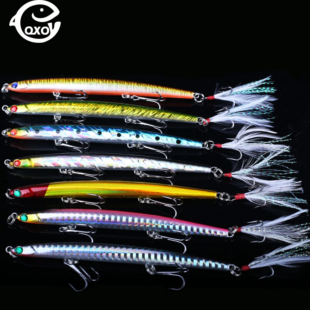 

Qxo 11cm Minnow Lures Jig Metal Hard Shad Wobbler Artificial Bait Crankbait Winter Goods For FishingJigging Ice Sea Swimbait