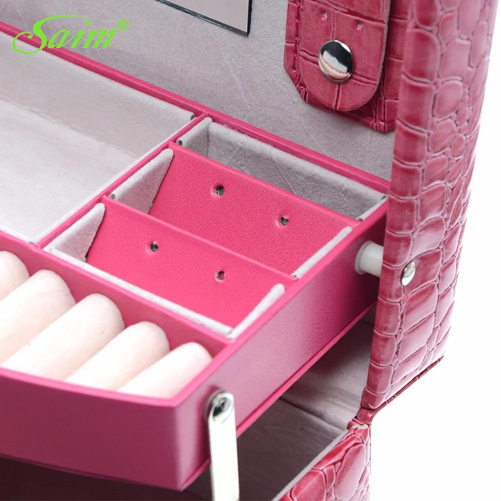 Красивая шкатулка для ювелирных изделий большой размер контейнер безделушек