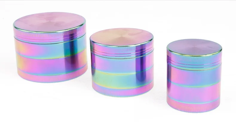 1 шт. 4 Размеры Прохладный Красочные металлический сплав цинка Точильщик курения