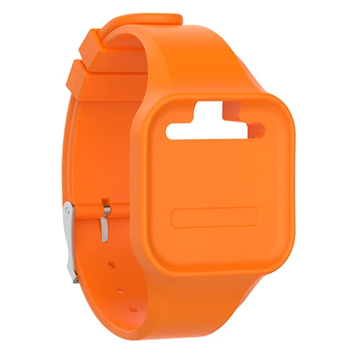 Orange ECSEM полосы для голоса/голоса 2 gps ремешок силиконовый мягкий материал Спортивный Браслет Ремешок Ремень Замена для гольфа Бадди - Цвет: Orange