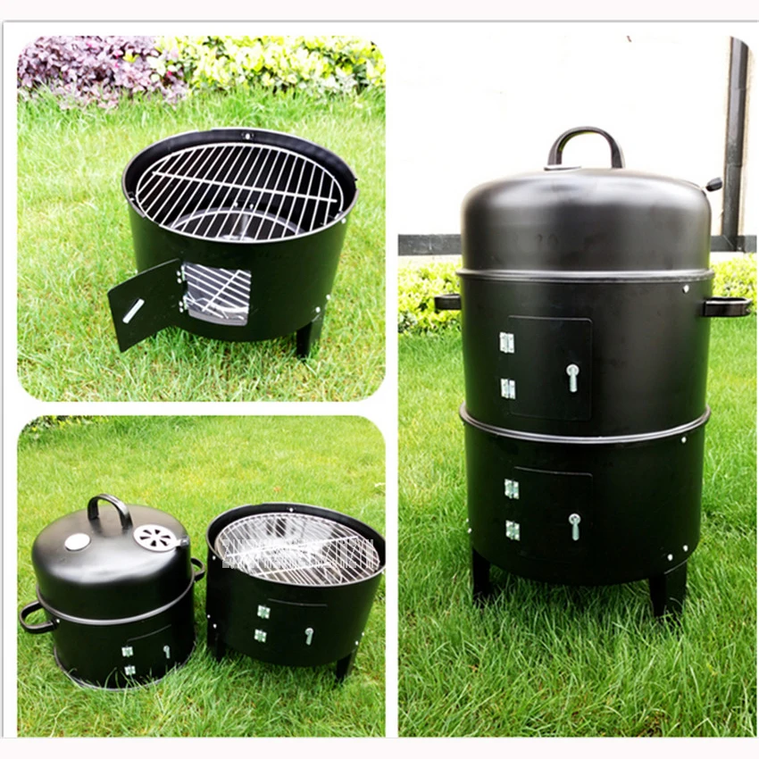 

High quality smoked oven, charcoal BBQ grill, grill outdoor grill, outdoor smoked grill 40*80CM Multi-function barbecue pits