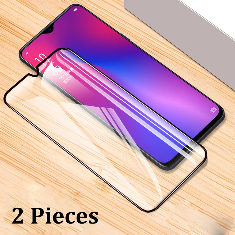 2 шт. для Realme C2 защитная пленка из закаленного стекла для Reamle C2 полное покрытие 3D пленка для экрана