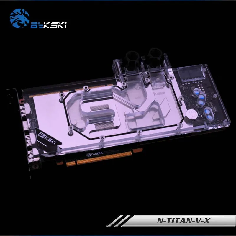 Водяной блок Bykski для NVIDIA TITAN V графическая карта с полным покрытием кулер воды |