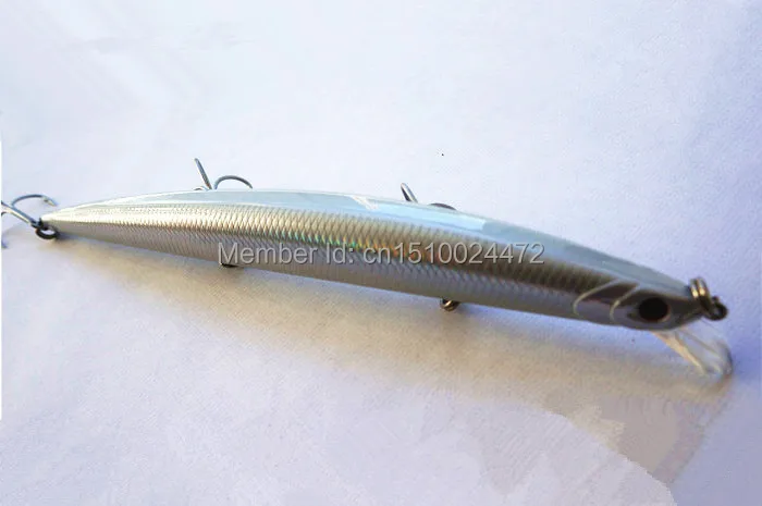 Плавающая наживка Minnow крупная приманка серебристого цвета 17 5 см/30 г | Спорт и