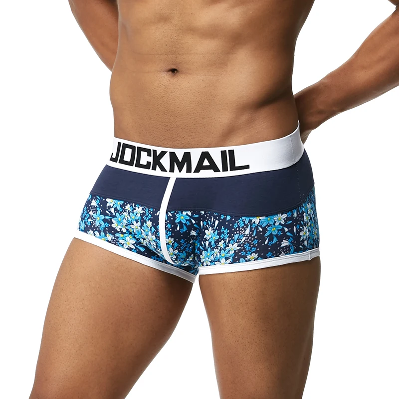 Боксеры AIIOU мужские с цветочным принтом хлопковые шорты нижнее белье | Мужская