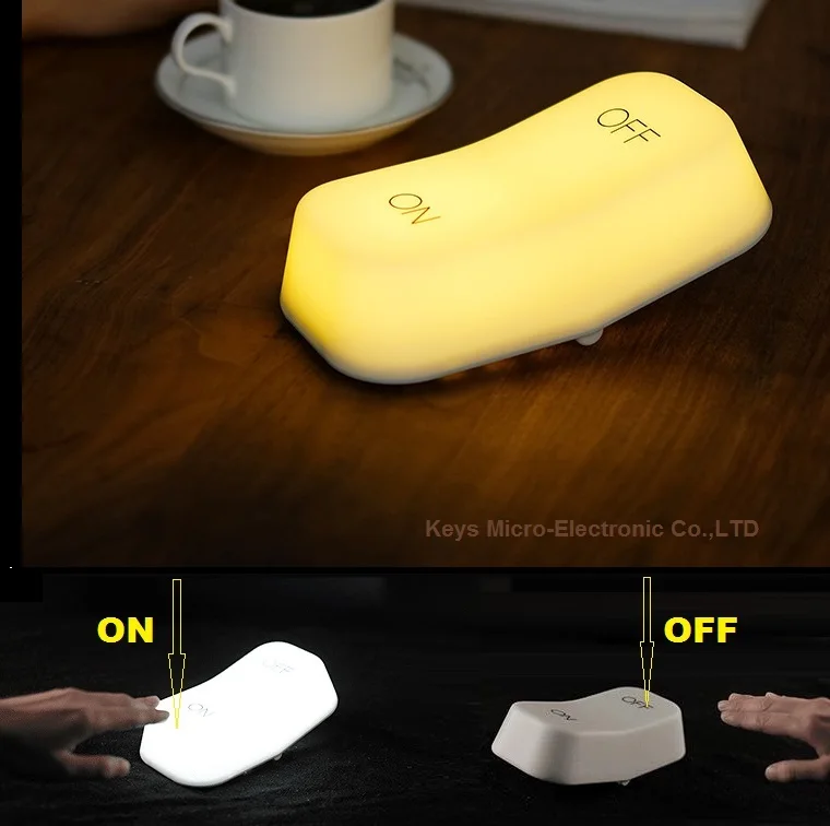 

New G-sensor Lamp ON-OFF creative light USB charging bedroom bedside nightlight kids room feeding Night light