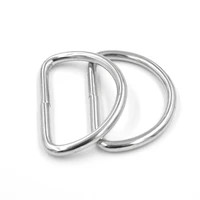 10 pieces 40mm metal d shaped buckle metal d buckle d rings semicircle buttons bags mountaineering backpack accessories