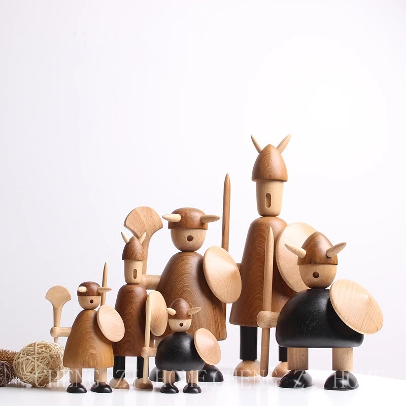 Европейская Высококачественная резьба по дереву из тикового дерева фигурки