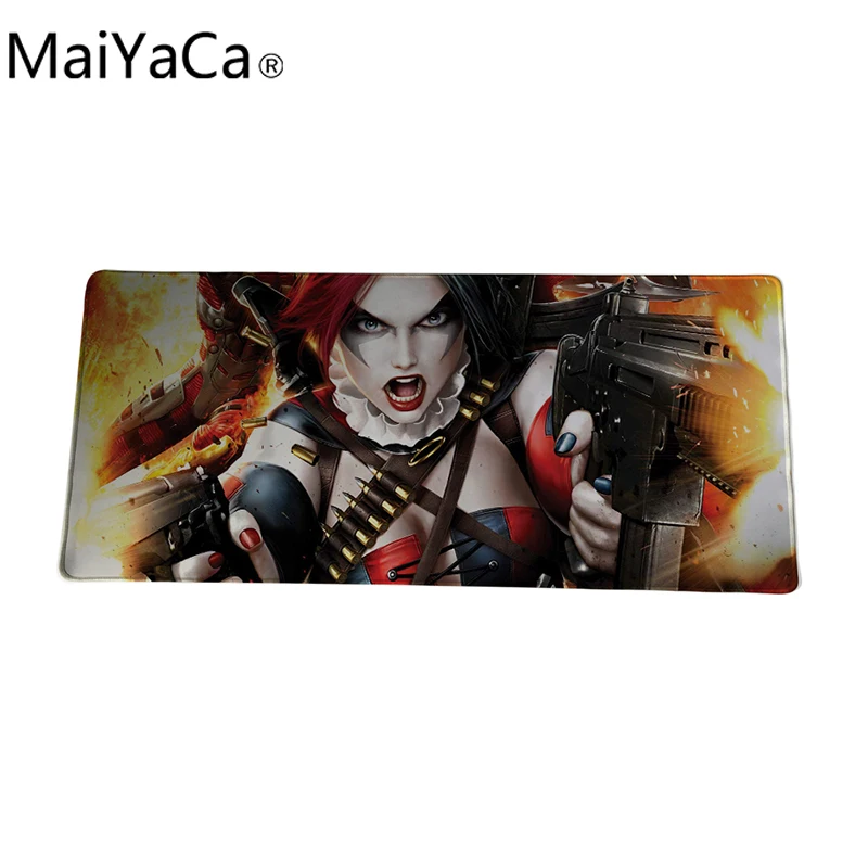 Коврик для мыши MaiYaCa Comics Harley Quinn 90*40/90*30 см, коврик для игровой мыши, клавиатура JLX0582