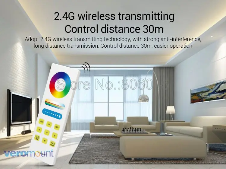 FUT045A DC12V 24 В 15A mi. Светильник RGB+ CCT светодиодный контроллер с 2,4G беспроводной функцией синхронизации дистанционная работа со светодиодной лентой RGB+ CW+ WW