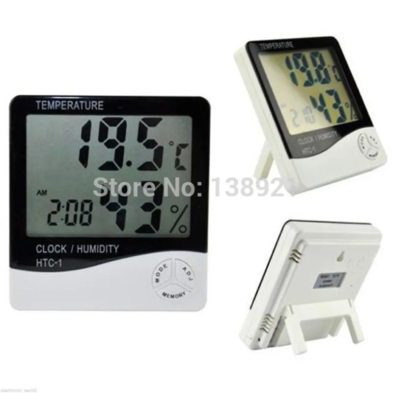 Метеостанция с часами высокоточный цифровой измеритель влажности ЖК дисплеем |